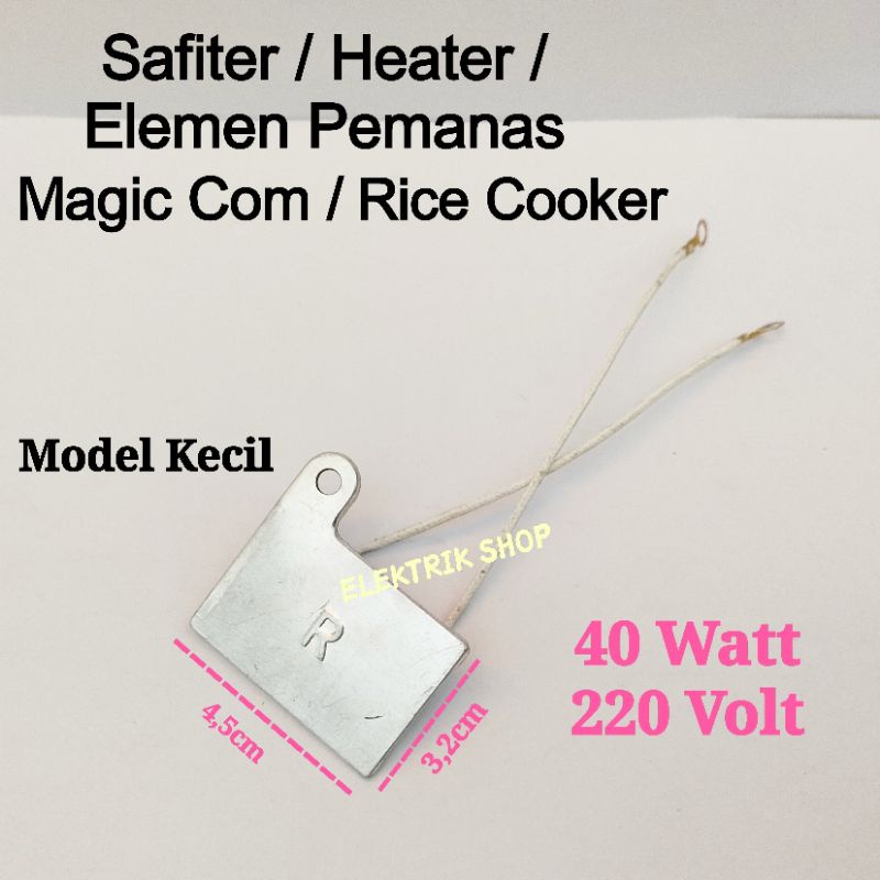 Heating Element/SAFITER MAGIC COM RICE COOKER MULTI Small MODEL 40WATT Shopee Philippines