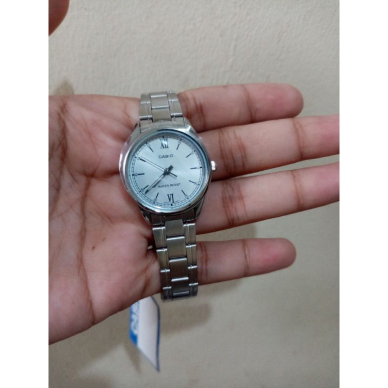 Silver casio watch womens new arrivals