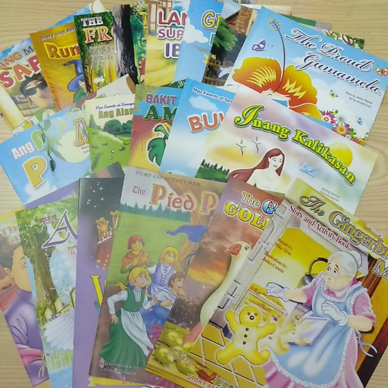 JKYSD English Tagalog story book random | Shopee Philippines