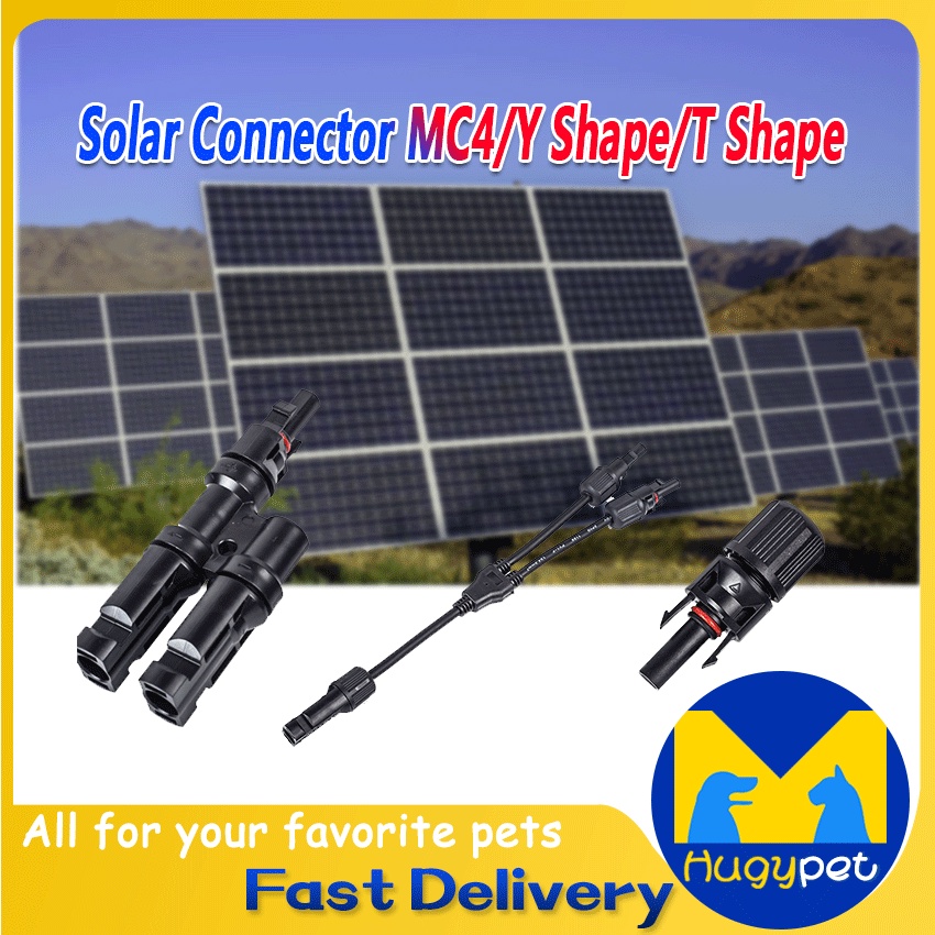 2 IN1 Solar Connector PV Connector Male to Female Solar Parallel ...