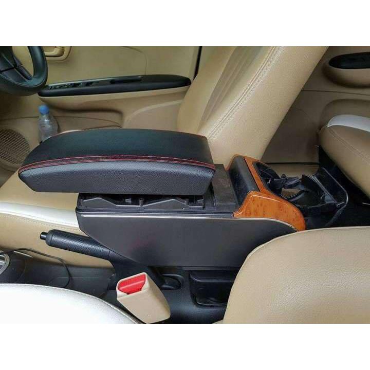 Car Armrest Universal Storage Box with LED and 7USB Charging Port ...