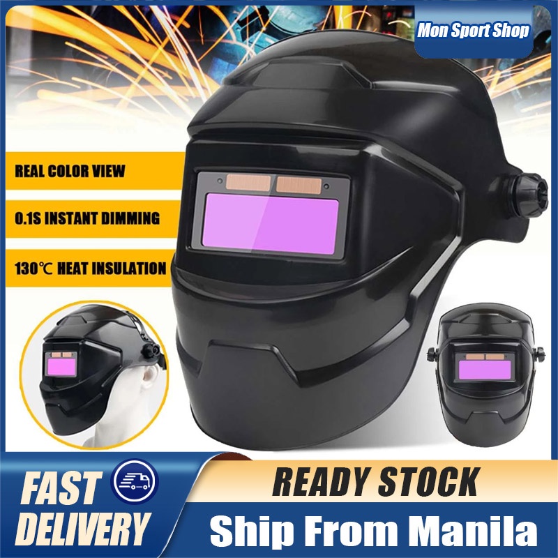 Welding mask Solar Automatic Li battery Electric Welding helmet Auto ...