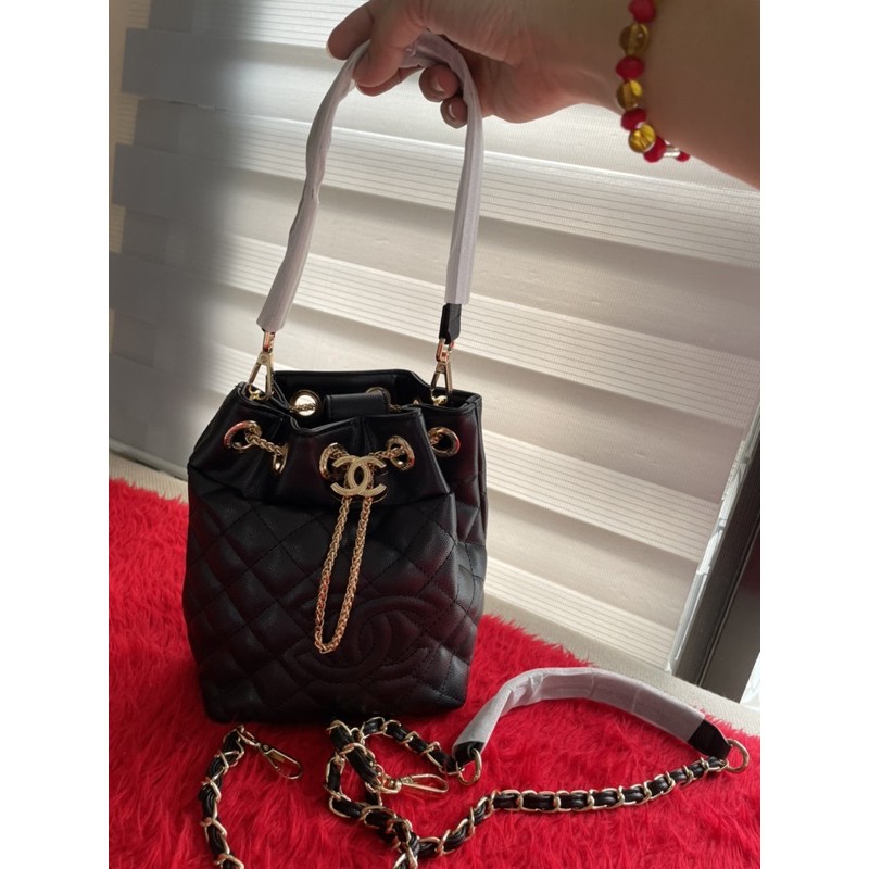 onhand chanel vip gift bucket, Luxury, Bags & Wallets on Carousell