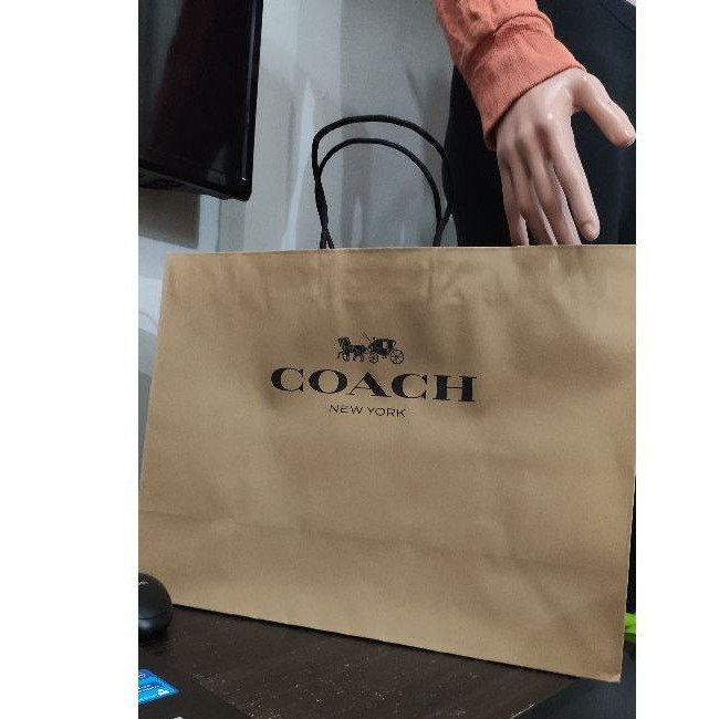 Original coach paper bag deals