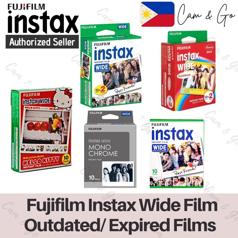 FUJIFILM INSTAX WIDE EXPIRED FILMS DEMO FILM Shopee Philippines