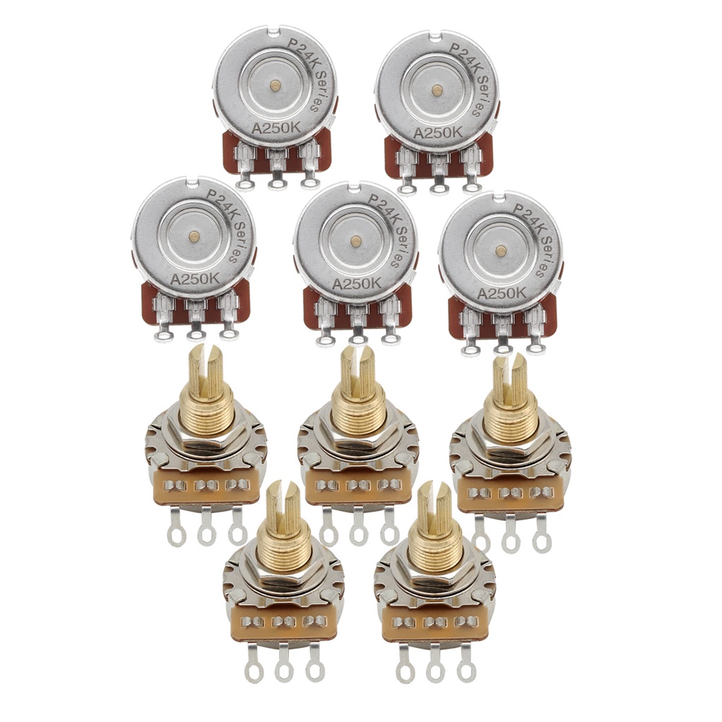 Potenciómetro A250K B250K de 4 piezas 4 de control de shamjiam