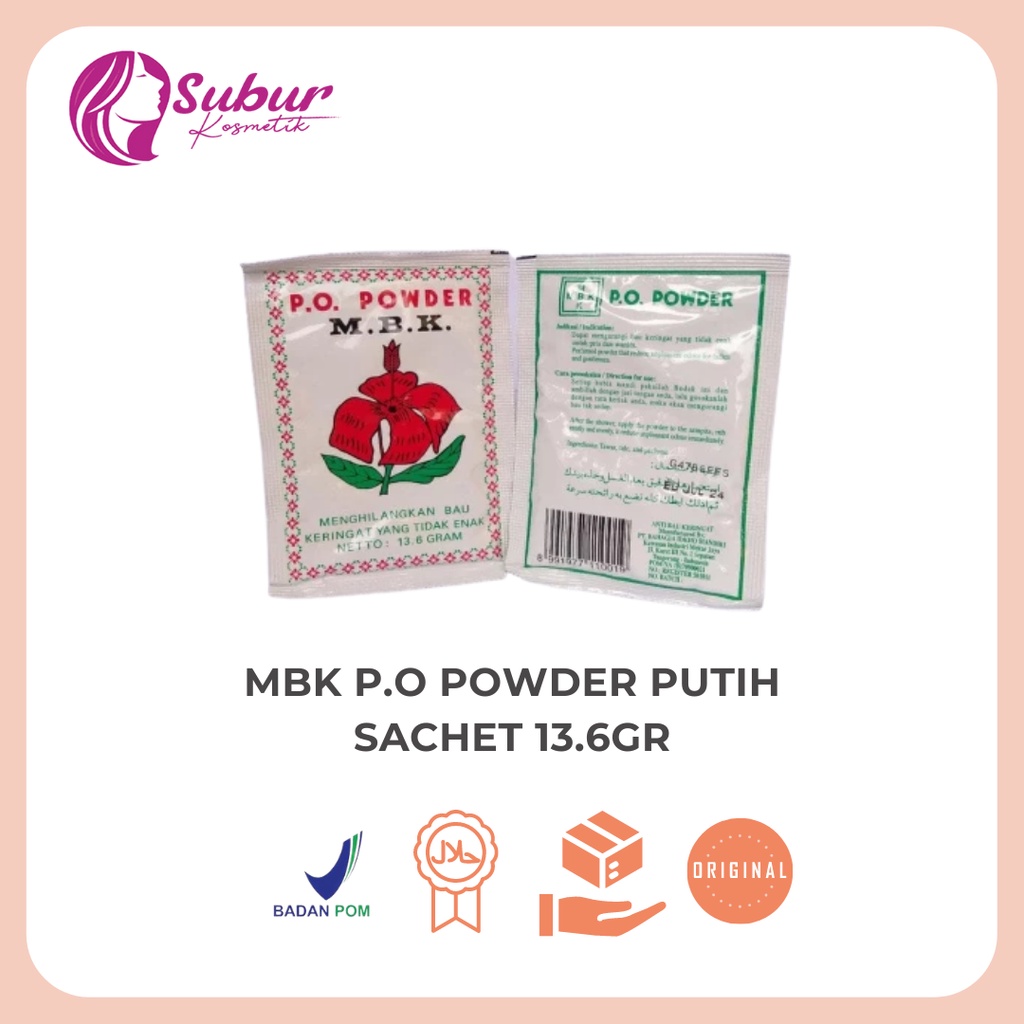 Mbk PO White Powder Sachet 13,6Gr | Shopee Philippines