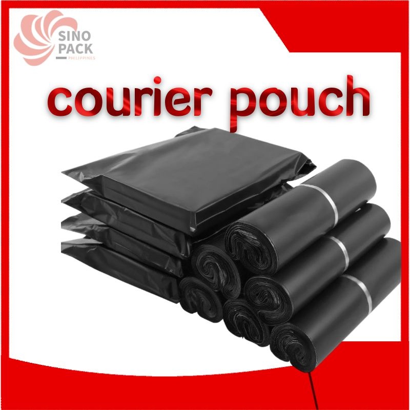 100pcs black courier pouch plain pouch express pouch Parcel Pouch ...