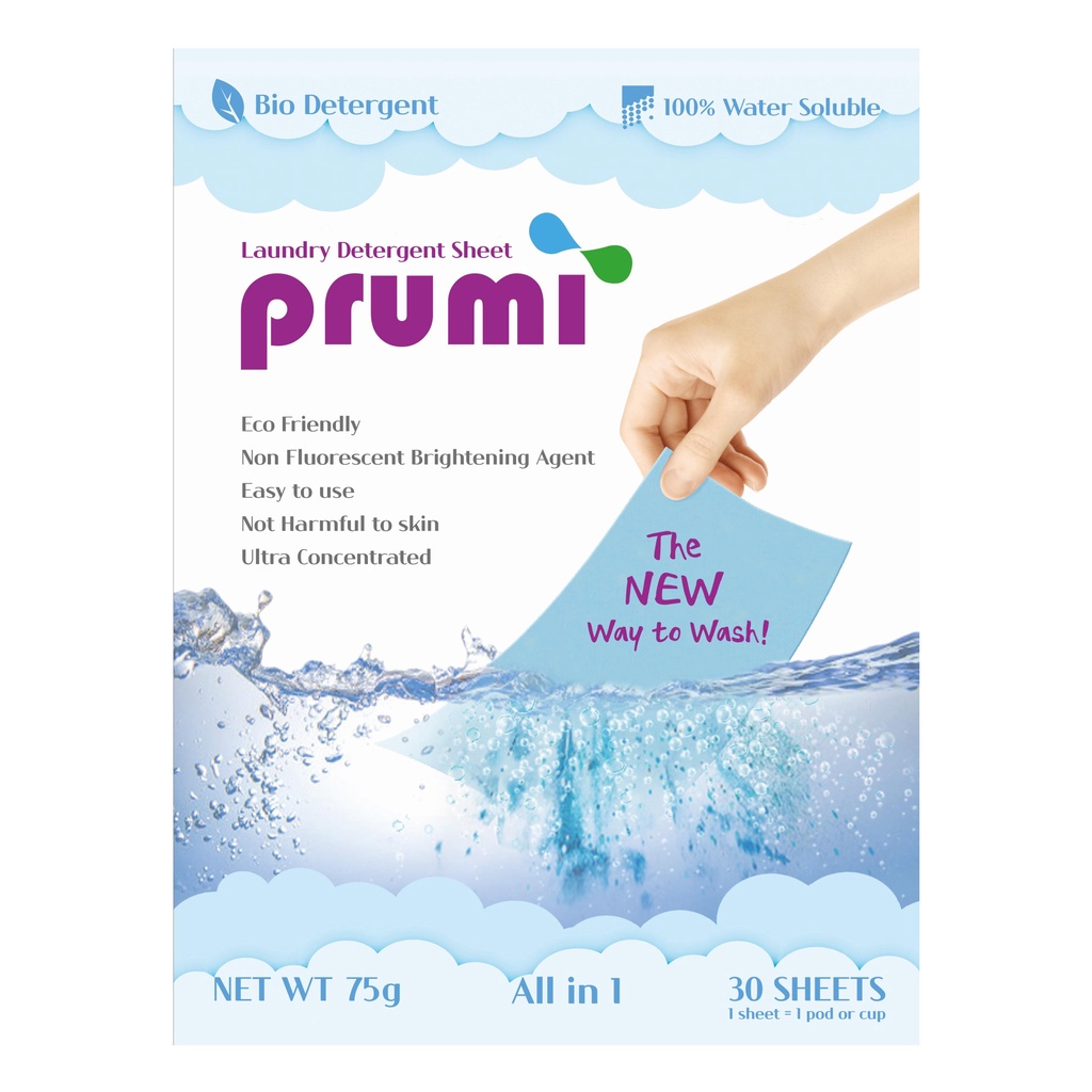 [PRUMI OFFICIAL] PRUMI Laundry Detergent Sheet Ultra Concentrated