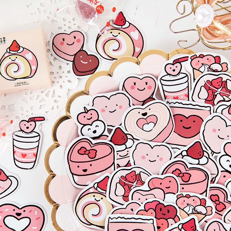 Boxed stickers sugar poem 