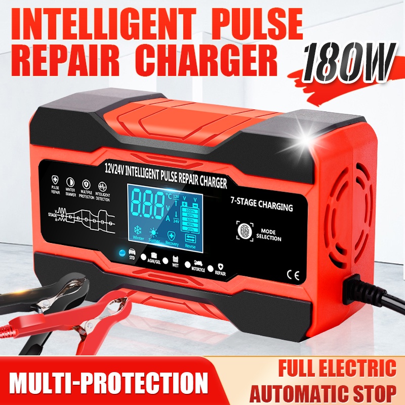 ＞New Full Automatic Car Battery Charger Intelligent Fast Charging Pulse