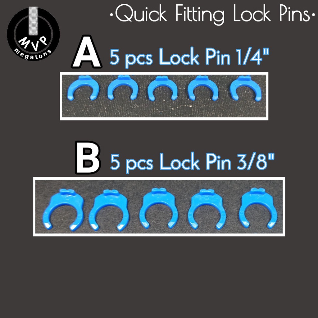 5 pcs Locking Clip Lock Pin for Quick Fittings Water Purifier Reverse ...