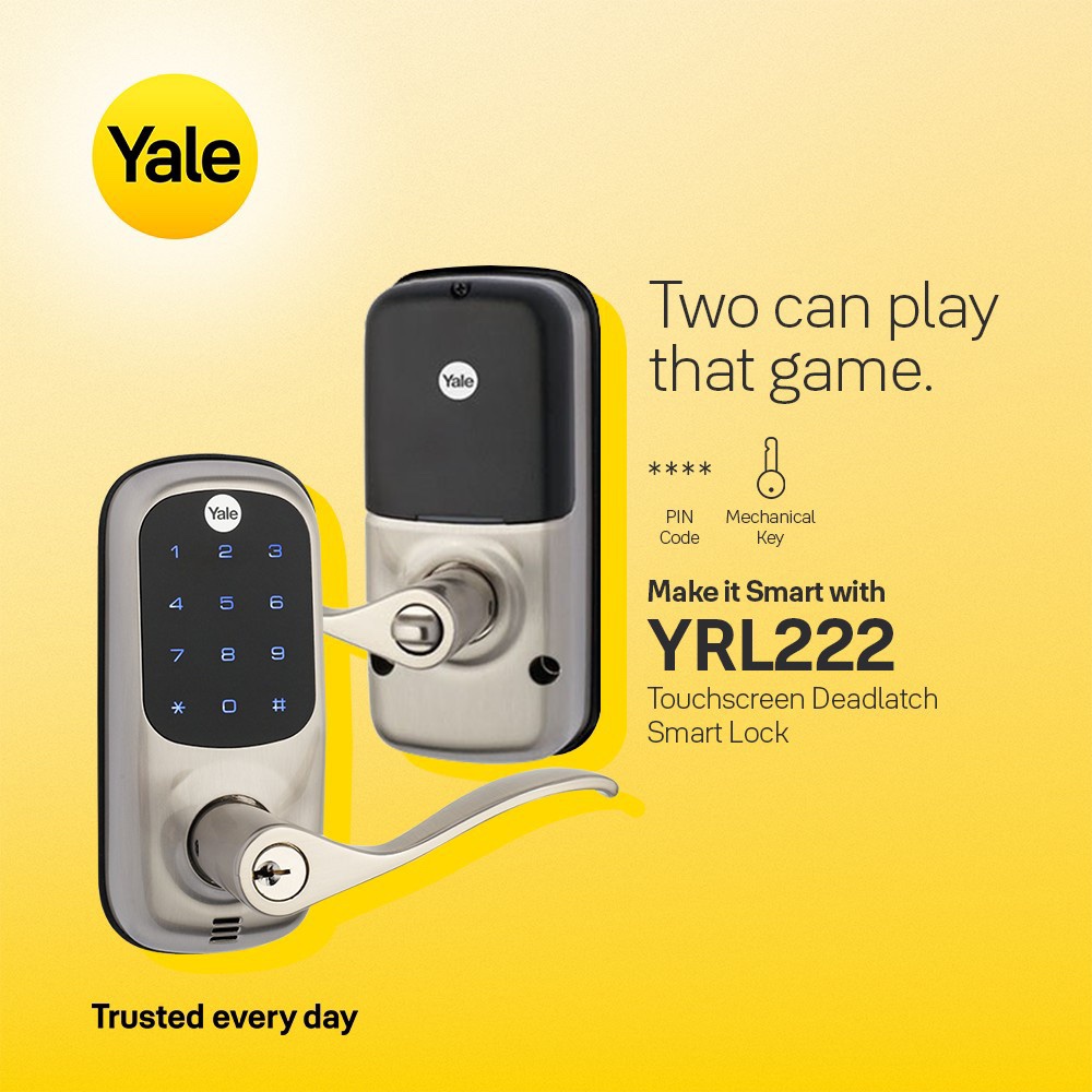 Yale YRL222 Digital Door Lock Shopee Philippines