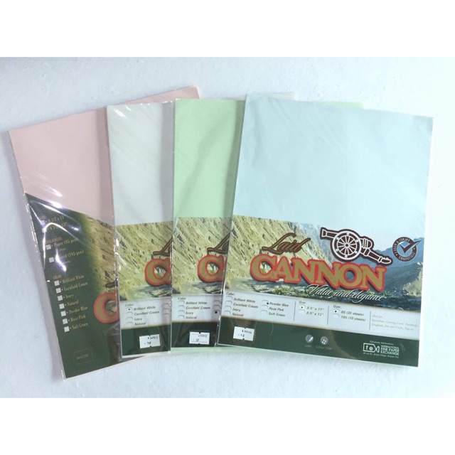 Cannon Specialty Laid Paper Short/Long | Shopee Philippines