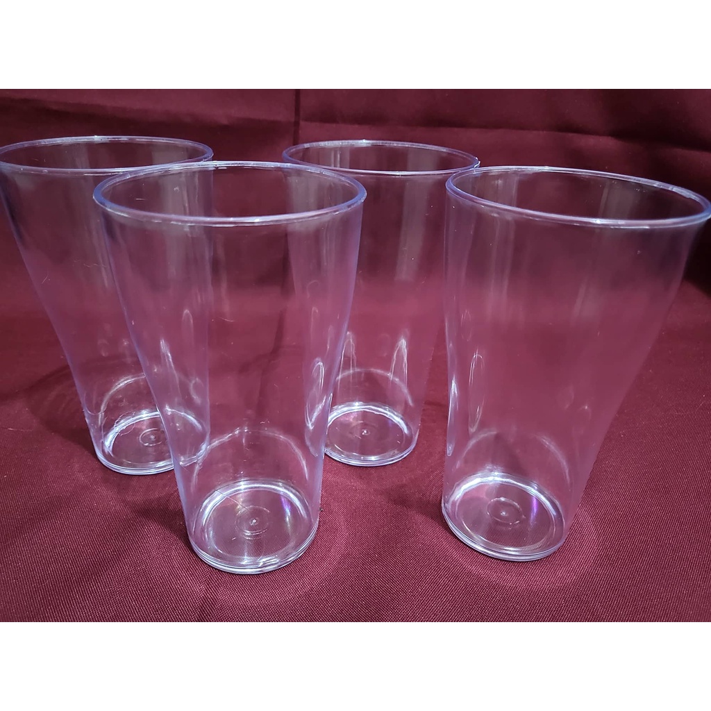 4pcs Drinking Glasses Baso Juice And Water Cup Fast Food Glass