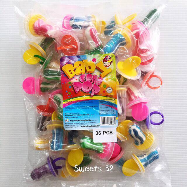 30 Pcs Zombie Finger Halloween Pop Pacifier Candy / 36 Pcs Baby Cone ...