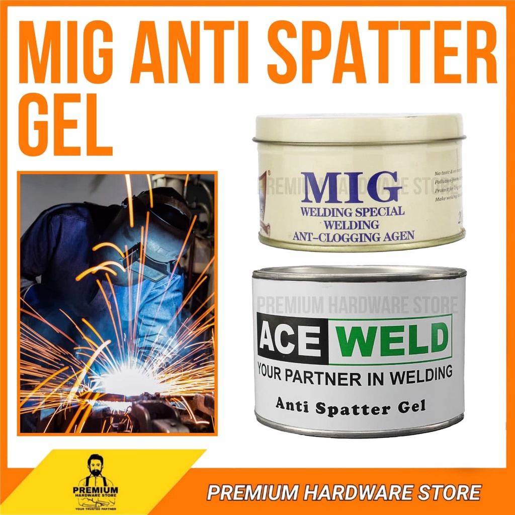 MIG WELDING TIPS & NOZZLE ANTI SPATTER GEL 200 & 400 GRAM Shopee
