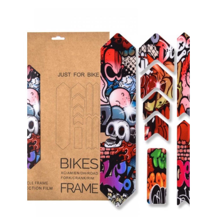 Bicycle Frame Protection Stickers ScratchResistant Cover Kit Bike