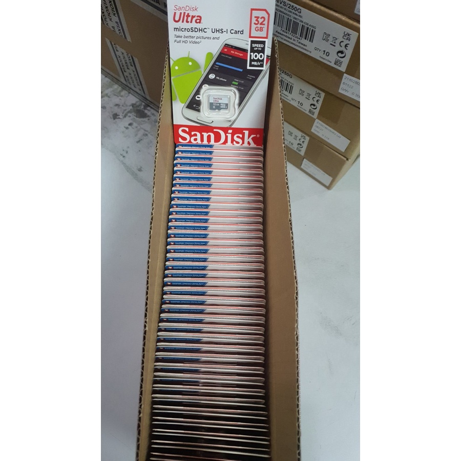 Sandisk Ultra Micro SD 32GB SDSQUNR032GGN3MN 100MB/s Set of 100