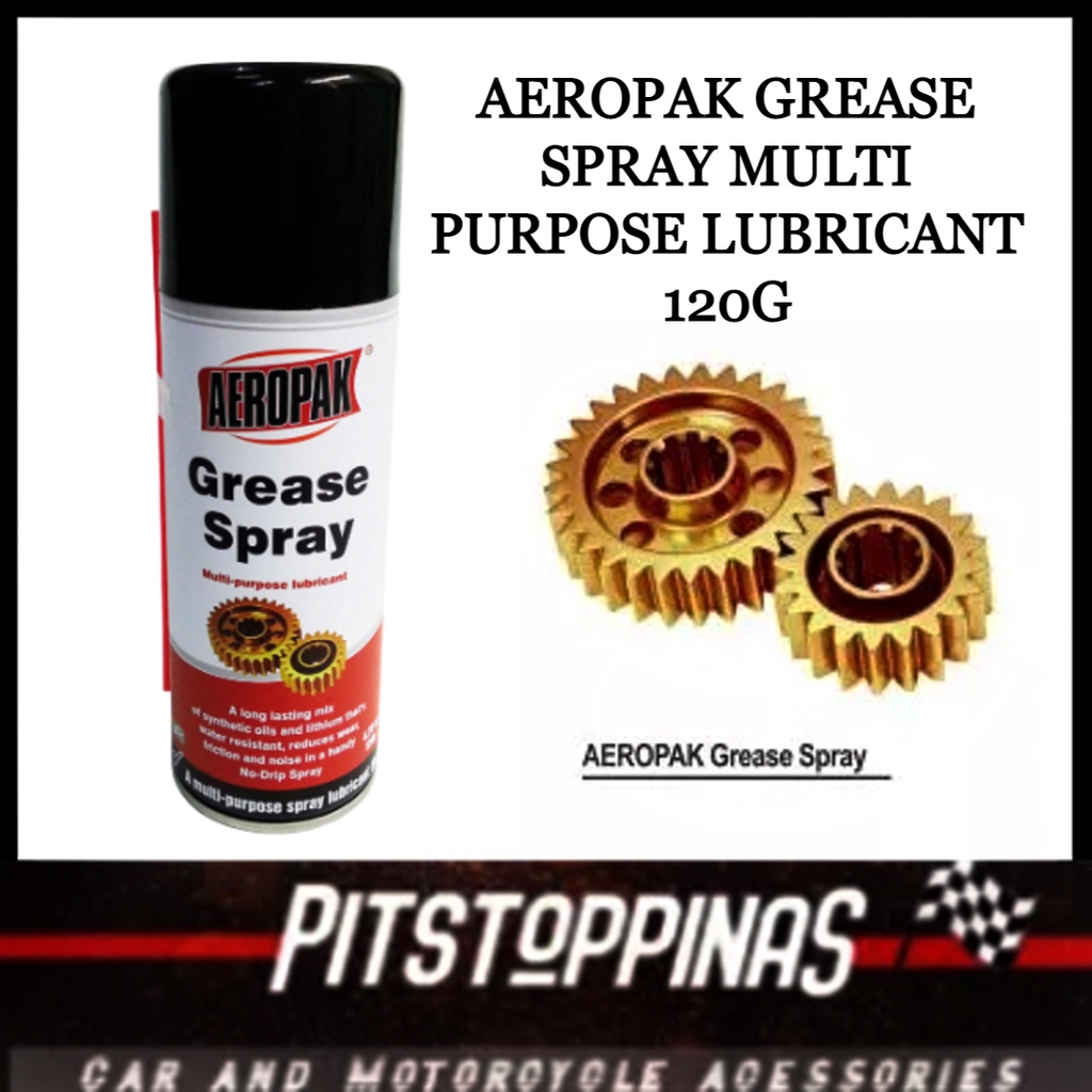 AEROPAK Grease Spray Multi Purpose Lubricant 120g Shopee Philippines