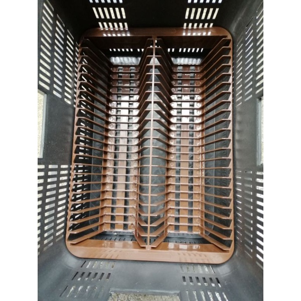 Black crate with plate holder catering rack | Shopee Philippines