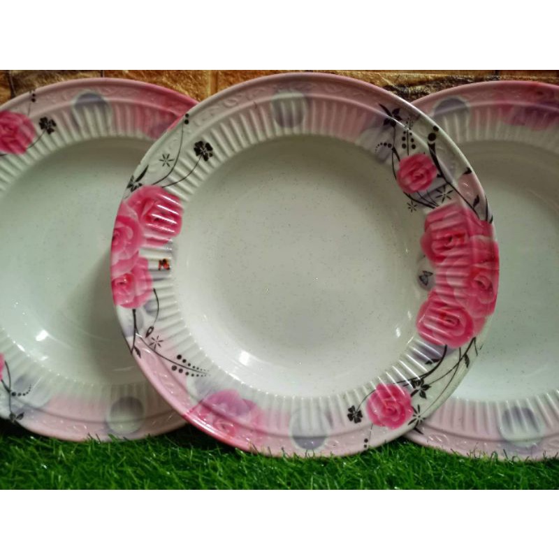 WDE PINK TIGER MELAMINE PLATE