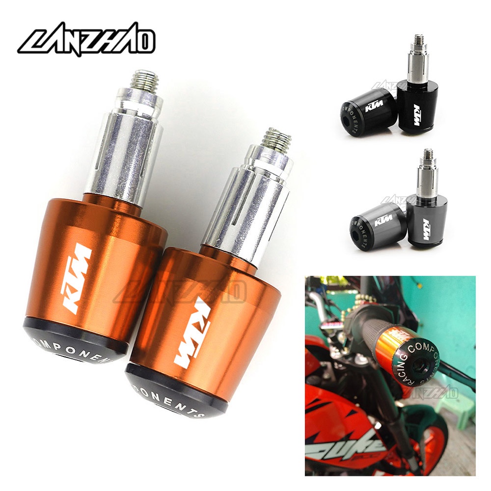 Motorcycle Cnc Handle Bar End Plugs Balancer Grip Caps Universal For