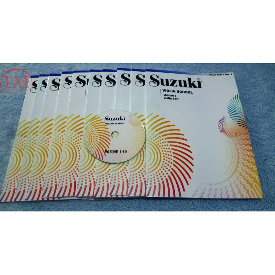 SUZUKI Violin Book Violin SchoolSUZUKI volume 1-10 Complete | Shopee ...