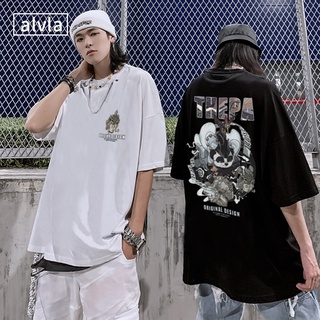 Vintage Washed T-Shirt Harajuku Japanese Animes Street Fighter T Shirt Men  Cotton Tshirt Short Sleeve Hip Hop Streetwear Shirt - AliExpress
