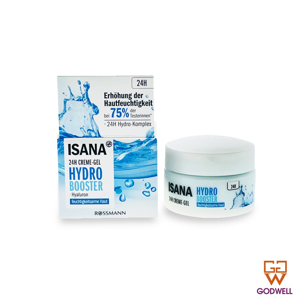 Isana Germany Rossmann Isana Hydro Booster 24H Creme Gel 50ml Ship From Hong Kong iuyk