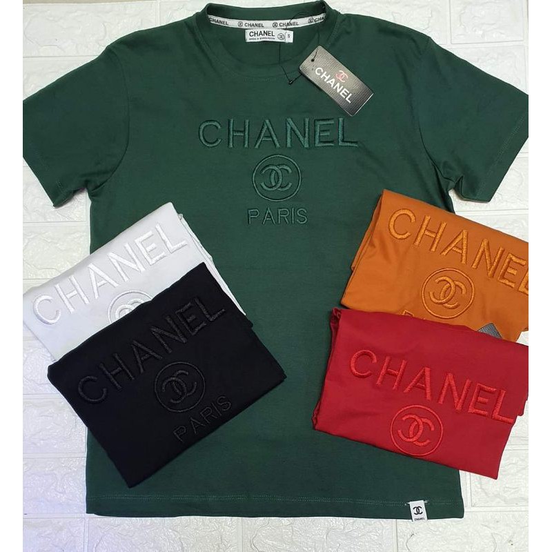 chanel tshirt logo  Basketball shirts, Mens tees fashion, Shirts