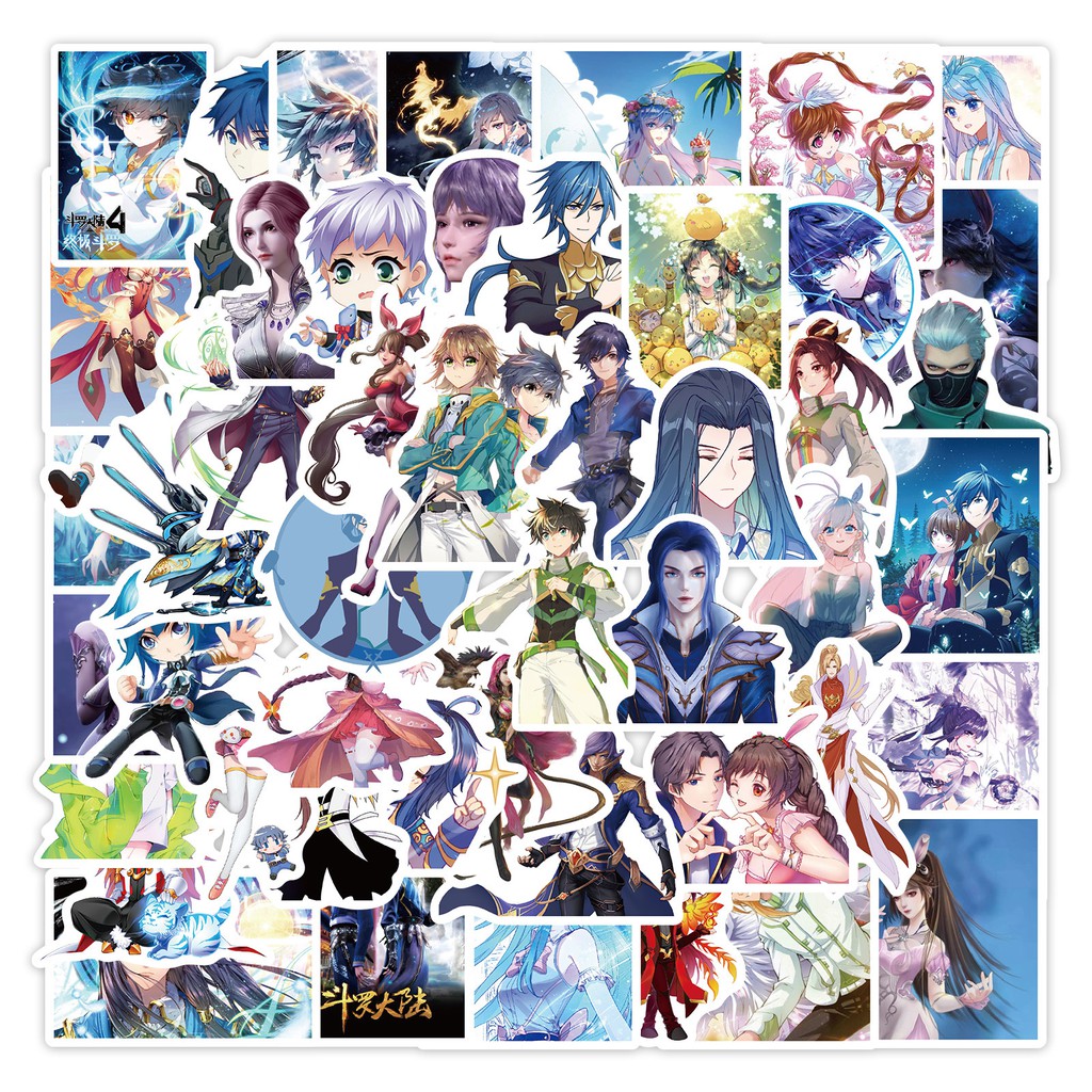 Anime Sticker combo 50 cartoon stickers premium stickers | Shopee ...