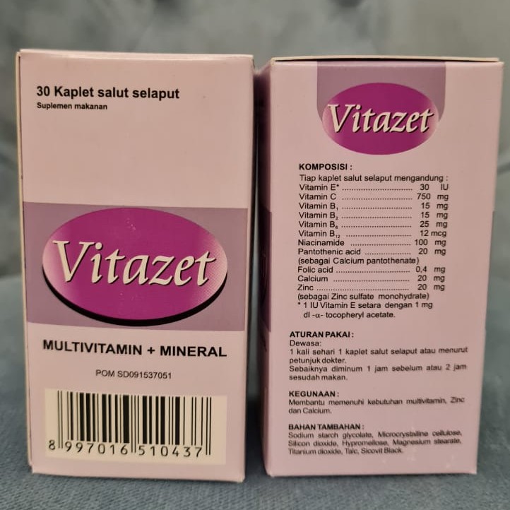 INTERBAT VITAZET MULTIVITAMIN IMMUNITY CONTENTS 30 COMPLETE ORIGINAL ...