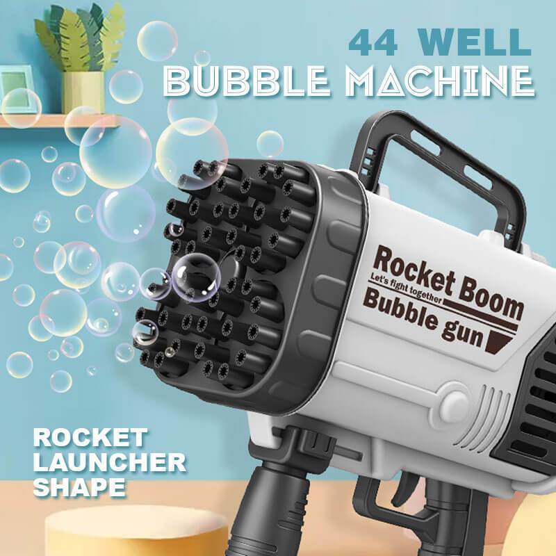 Rocket Launcher Shape Bubble Maker 44hole Electric Bubble Machine