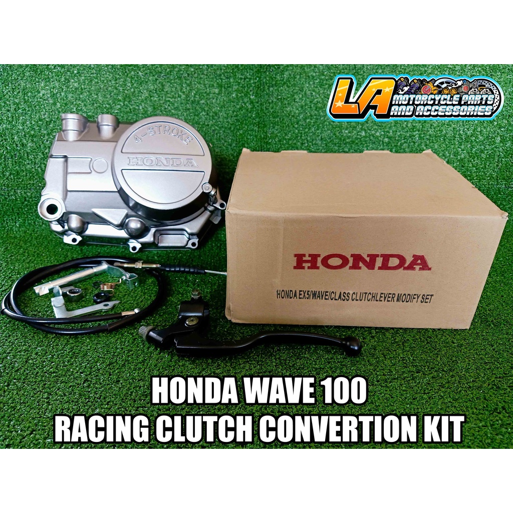 HONDA WAVE 100 CLUTCH CONVERSION KIT GENUINE PARTS (TITANUIM) | Shopee ...