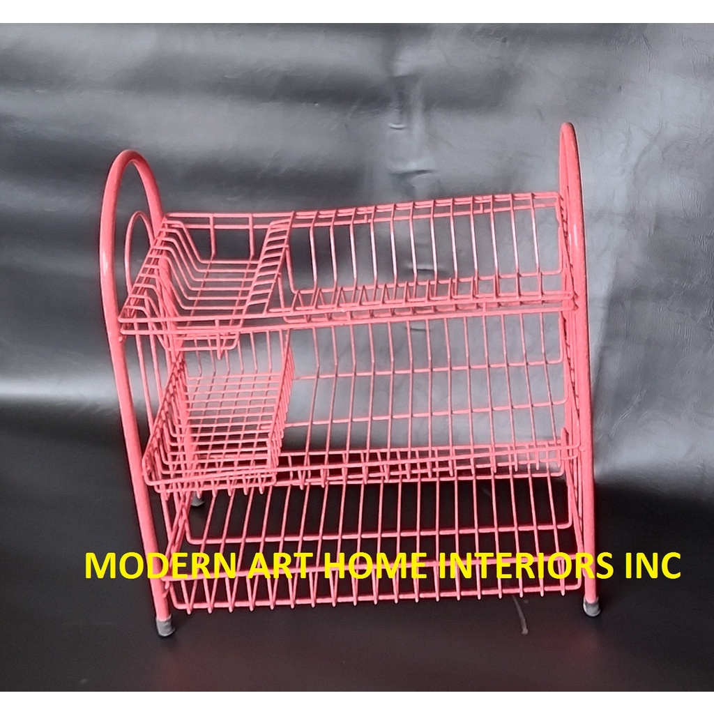 Super 3 Layer PINK Dish Rack | Shopee Philippines