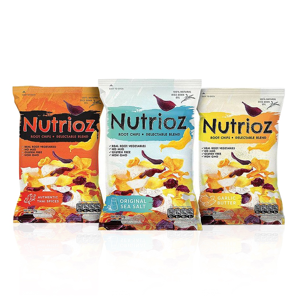 Nutrioz Mixed Vegetable Chips Pack (3 Packs) Shopee Philippines