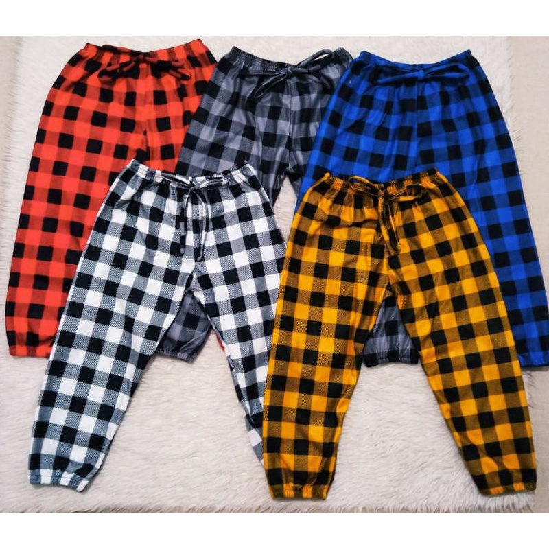 Checkered jogger pants new arrivals