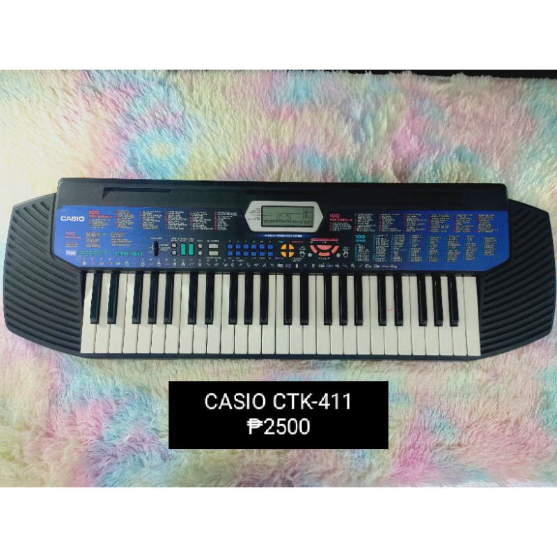 CASIO CTK411, CASIO PIANO KEYBOARD, 2NDHAND PIANO Shopee Philippines