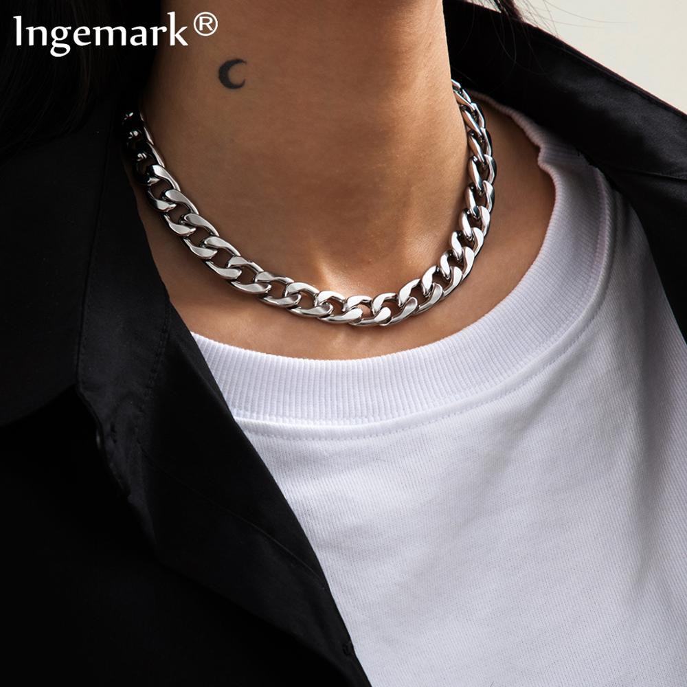 Heavy hot sale metal choker