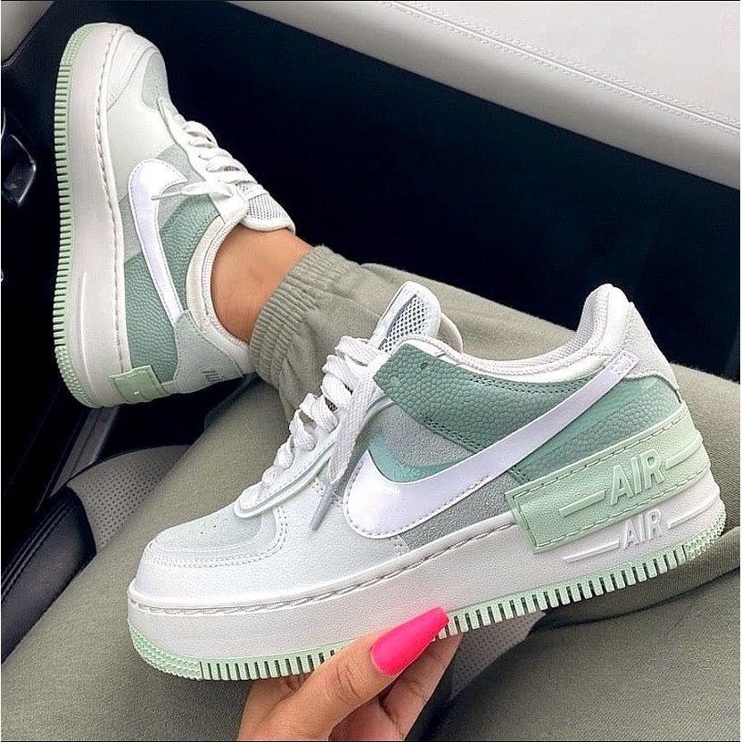 Shop nike air force 1 wild with light green upper for Sale on