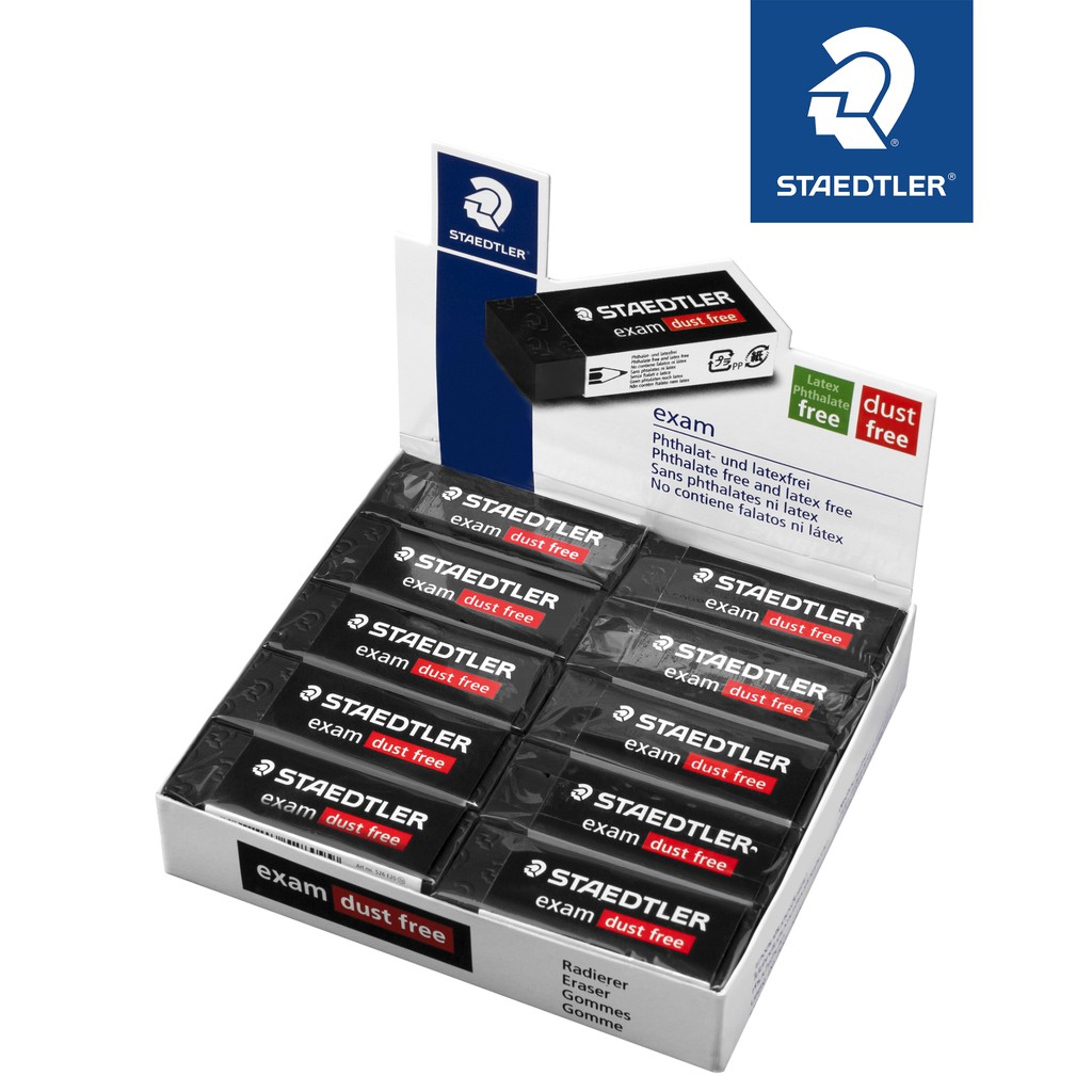 Staedtler Exam Eraser Dust Free ( PER BOX ) Shopee Philippines