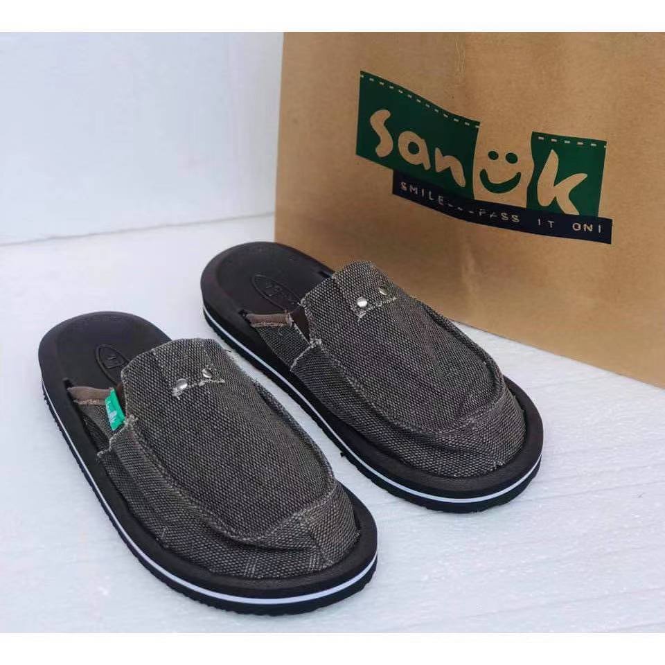 Sanuk new style for men fashion half shoe