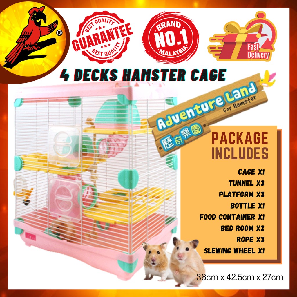 Picture of Mpt 4Lv hamster Cage hamster Cage and Large hamster Cage Transparent ...