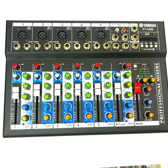 YAMAHA MIXER 7 CHANNELS F7 USB | Shopee Philippines