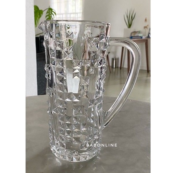 1litre Crystal Glass Pitcher Babasagin Makapal Shopee Philippines