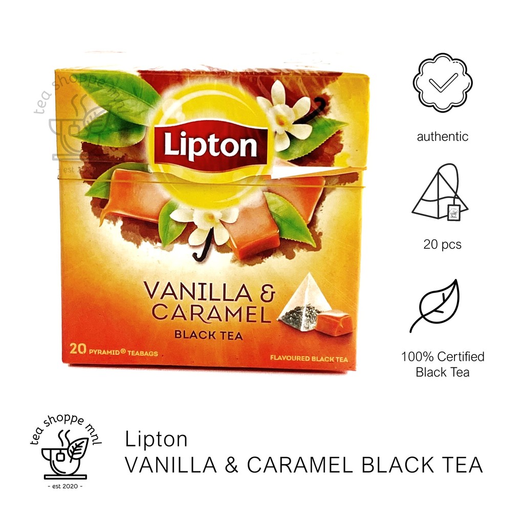 Lipton black discount tea vanilla caramel