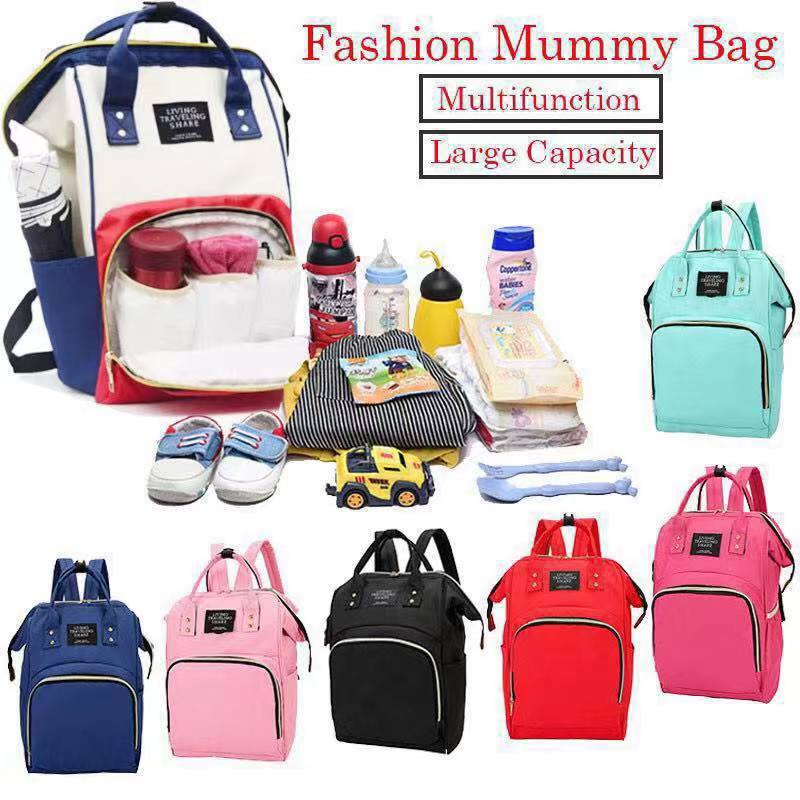 fashion mommy bag backpack mom baby bag Shopee Philippines