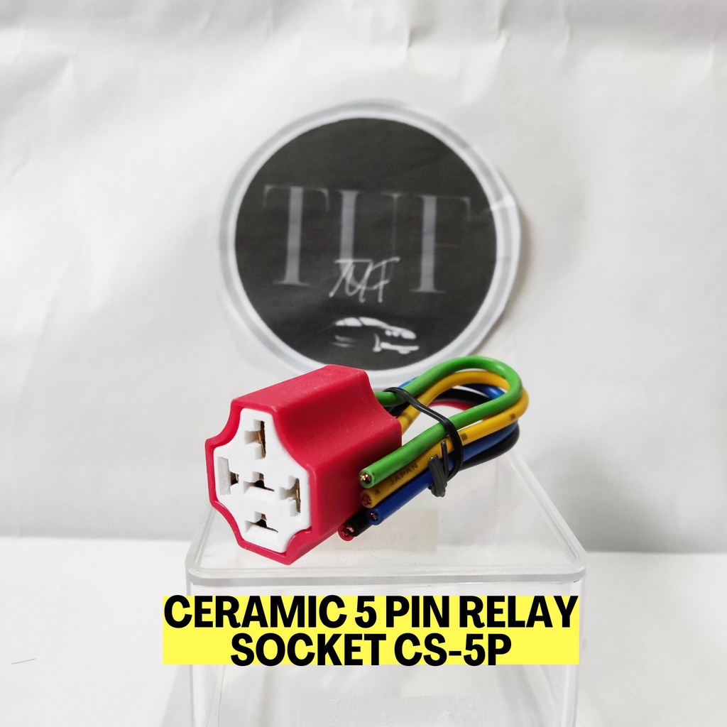 CIRCUIT CERAMIC 5 PIN RELAY SOCKET CS-5P | Shopee Philippines