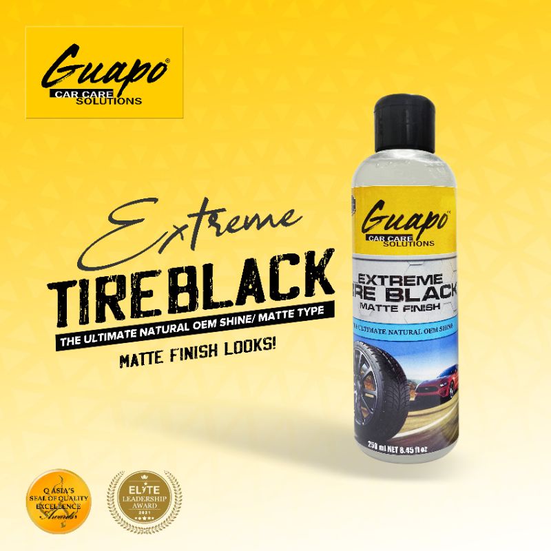 Guapo Car Care Solutions Extreme Tire Black / Tire Shine / Tire ...